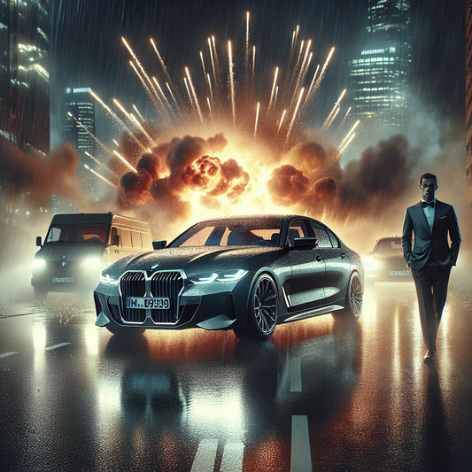 Riñoneras M doble línea brillante para BMW E60, E61 y M5