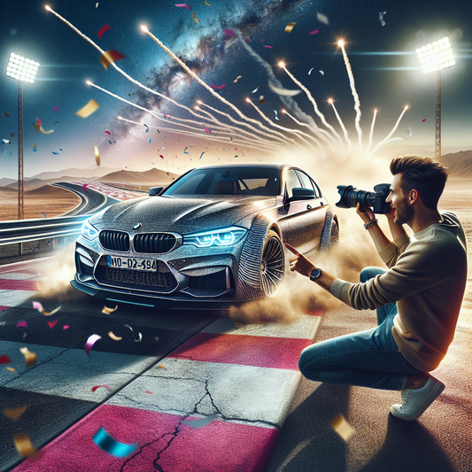 Calcomanía de vinilo autoadhesiva para BMW: estilo y protección
