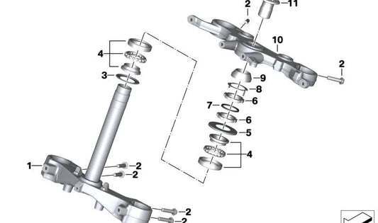 Tornillo M28x1,5 OEM 31428549243 para BMW Motorrad R 1200 R, R 1250 RS, S 1000 XR, F 750 GS, F 850 GS... y más. Original BMW Motorrad.