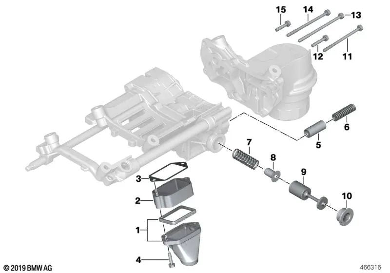 Intake Manifold for BMW X5 E70 (OEM 11417560294). Original BMW