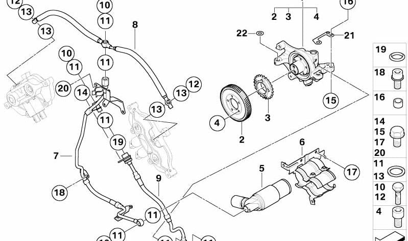 Druckakkumulator OEM 11367834553 für BMW E60, E61, E63, E64. Original BMW.