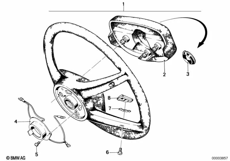 Kontakt Spring für BMW 3 E21 -Serie (OEM 32331118903). Original BMW