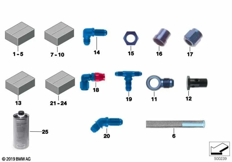 Cilindro maestro de freno delantero OEM 34312202457 para BMW E30 M3, E36 318is... y más. Original BMW.