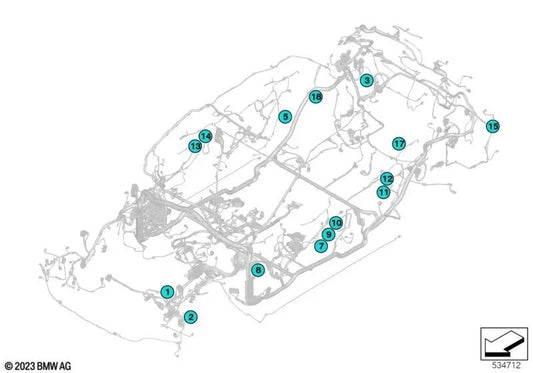 Caixa de soquete OEM 61138795949 para BMW F70, F74, G80, G22, G82, G23, G83, G26, X3 G45, X3L G48... e muito mais. BMW genuíno.