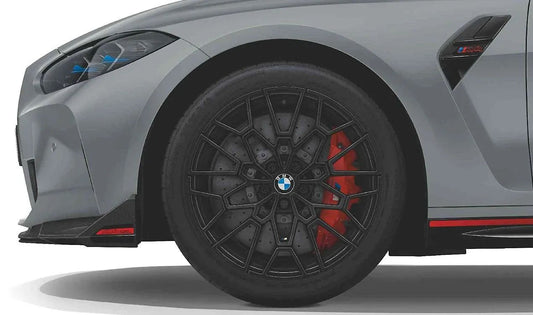 Llanta de aluminio M de radios dobles 827 negro mate OEM 36108093841 para BMW G80 M3, G81 M3 Touring, G82 M4 Coupé... y más. Original BMW.