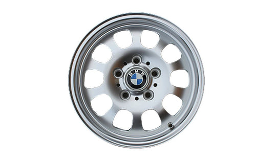 Llantas de aleación diseño Ellipsoidstyling 46 OEM 36111094499 para BMW Serie 3 E46. Medida 6.5x15 ET42. Apta para eje delantero y trasero. Original BMW.