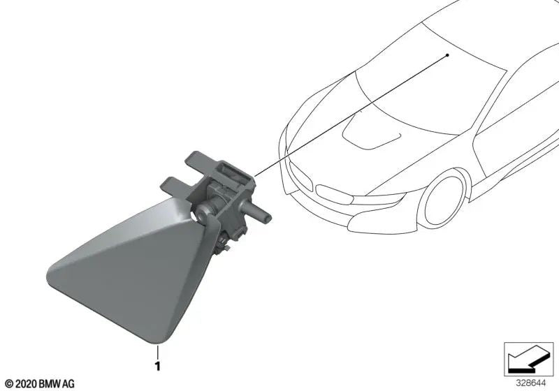 Camera for BMW i I12, I12N, I15 (OEM 66519458745). Original BMW
