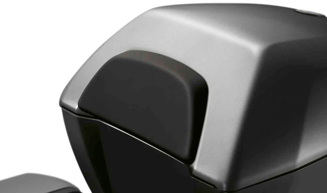 Cojín trasero para top case pequeño OEM 77448549334 para motos BMW R 1200 R, R 1250 R, S 1000 XR, F 900 R, C 400 GT... y más. Original BMW Motorrad.