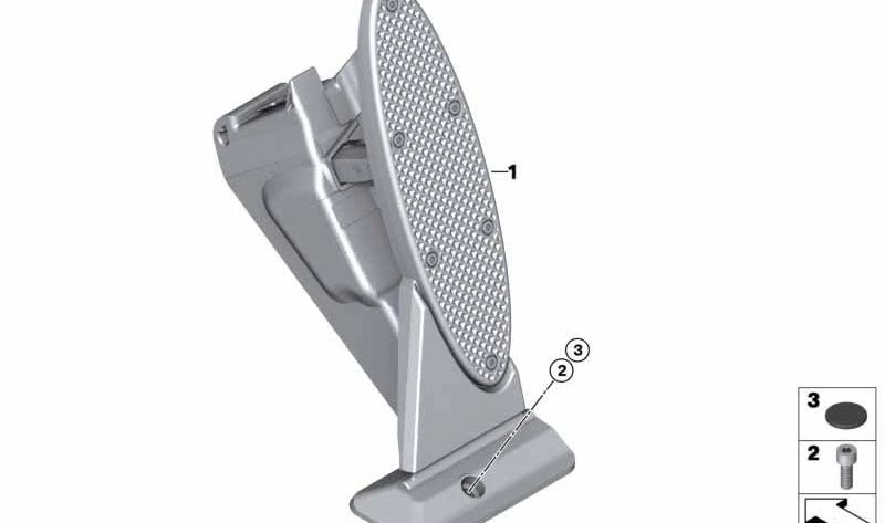 Módulo del pedal del acelerador OEM 35406889814 para MINI F20, F54, F55, F56, F57, F60, R5, R6, R55, R56, R57, R58, R59, R60, R61, U25. Compatible con cambio manual. Original MINI.
