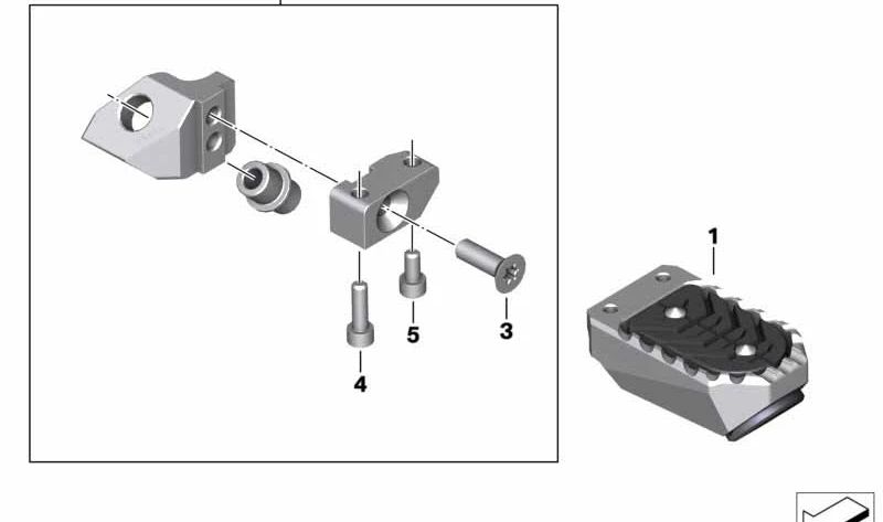 Tornillo avellanado OEM 07119907202 para motos BMW R1250GS, R1250GS Adventure, HP4. Original BMW Motorrad.