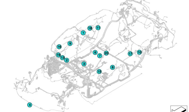 Unacified Universal Pin Housing for BMW Series 1 E81, E82, E87, E88, F20, F21, F40, F52, Series 2 F44, G87, Series 3 E36, E90, E91, E92, E93, F30, F31, F34, F35, G80N, G81N, Series 4 F32, G26E E39, E60, E61, G60, G61, G68, G90, Serie 6 E63,