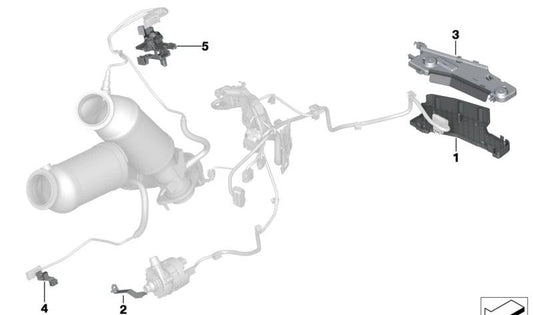 Protection cover OEM 12527883984 for BMW G80, G81, G82, G83. Original BMW.