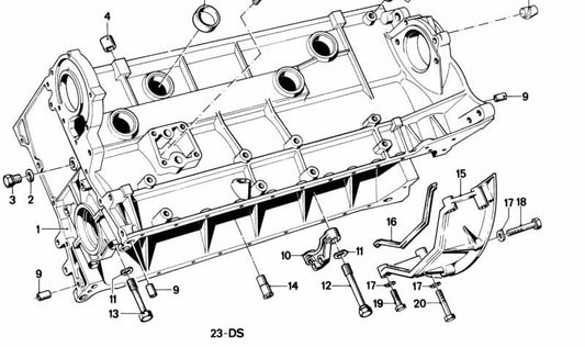 Sensor de temperatura da água OEM 11651277228 para BMW E23. BMW original.