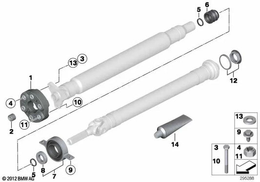 Sechskantschraube für BMW E84 (OEM 26117606595). Original BMW.