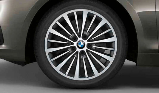 Llanta de aleación diseño multirradio 481 OEM 36116855090 para BMW Serie 1 F52 y Serie 2 Active Tourer F45, F45N, Gran Tourer F46, F46N. Original BMW.