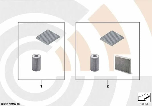 Kit de revisión I Value Line OEM 88002456876 para BMW X3 F25, X4 F26. Original BMW.