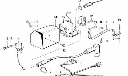 Dentada Wandering OEM 0711936134 per BMW {E21, E12} e BMW Motorrad {R248}. Piece BMW originale per il sistema di cambiamento, maniglie e acceleratore.