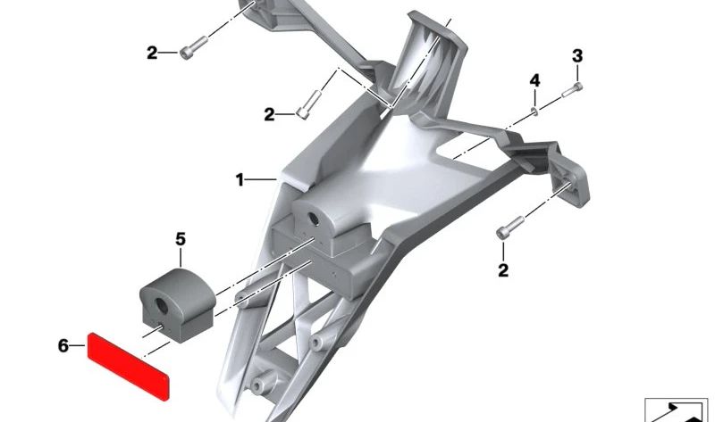 Tornillo ISA OEM 07129905261 para motos BMW R1200GS, R1250GS, S1000RR... y más. Original BMW Motorrad.