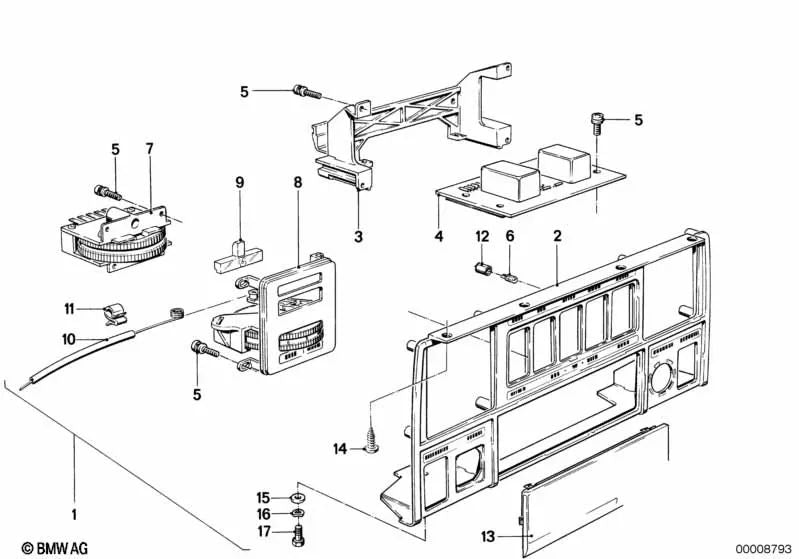 Heating resistor OEM 64111366170 for BMW E21, E30, E36, E28, E34, E24, E23, E32, E38. Genuine BMW.