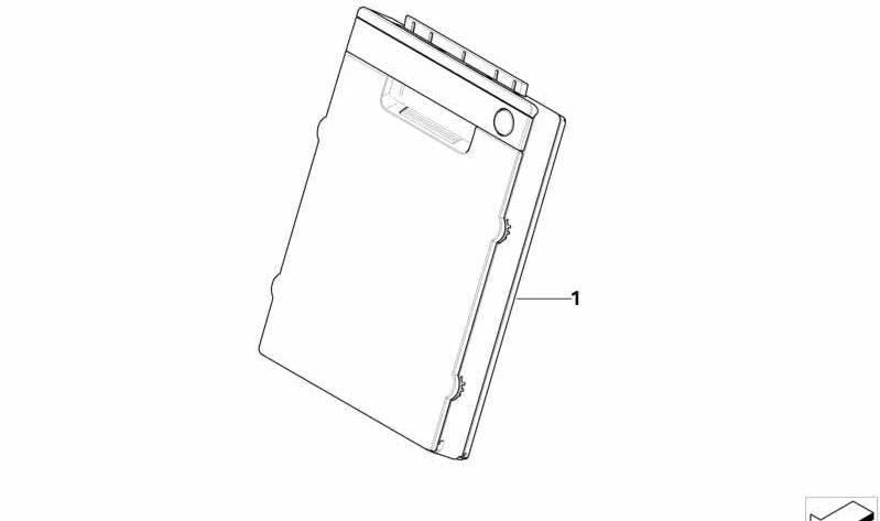 Bolsa portaesquís OEM 52207261326 para BMW E90. Original BMW.