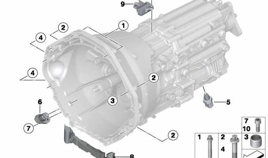 Akustischer Einsatz OEM 23002284537 für BMW F10, F06, F12, F13. Original BMW Stück.
