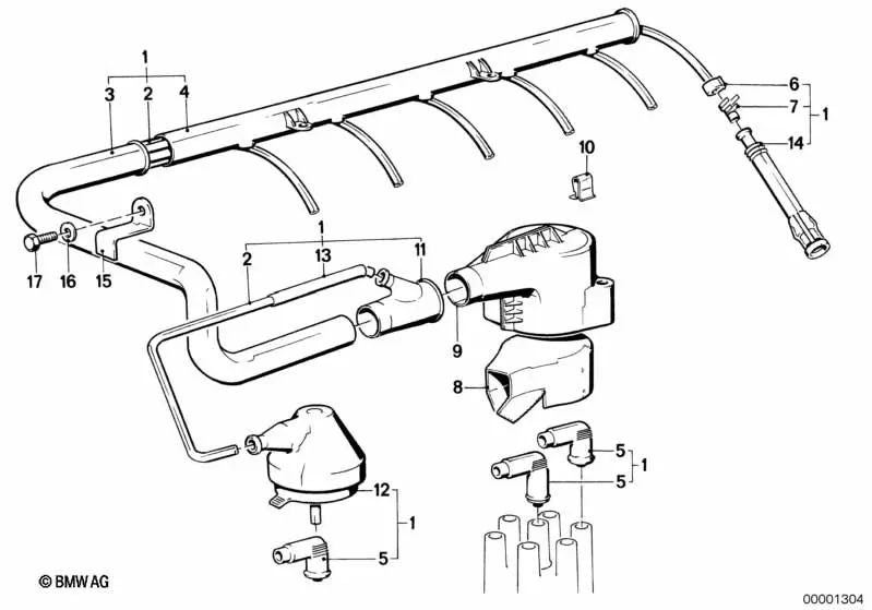 Cubierta protectora OEM 12121277154 para BMW 3' E21, 3' E30, 5' E28. Original BMW.
