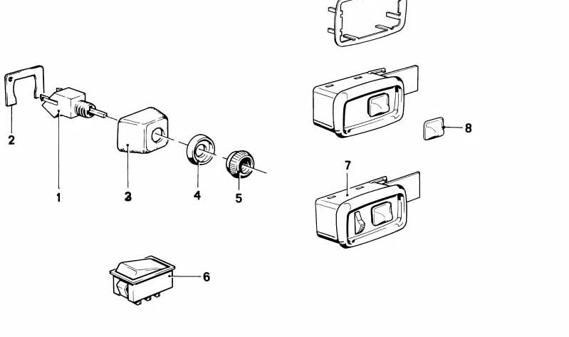Anello EELODING OEM 51161827204 per BMW E21, E12, E24. BMW originale.