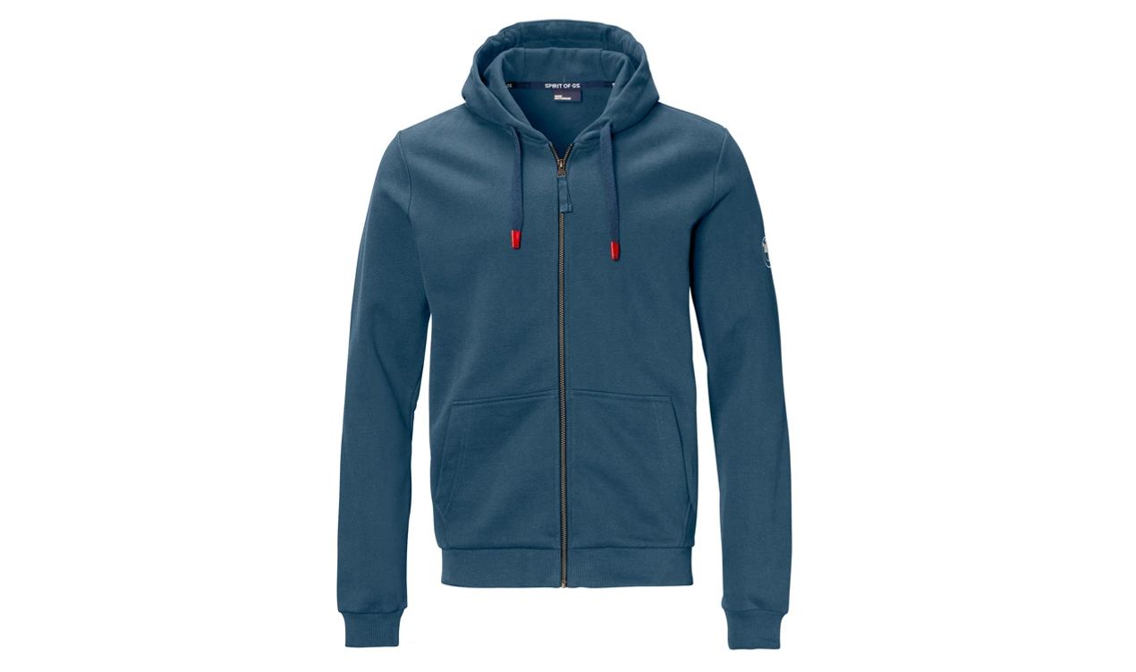 Sudadera con capucha GS azul talla XXXL OEM 76617109967 para BMW. Original BMW Motorrad.