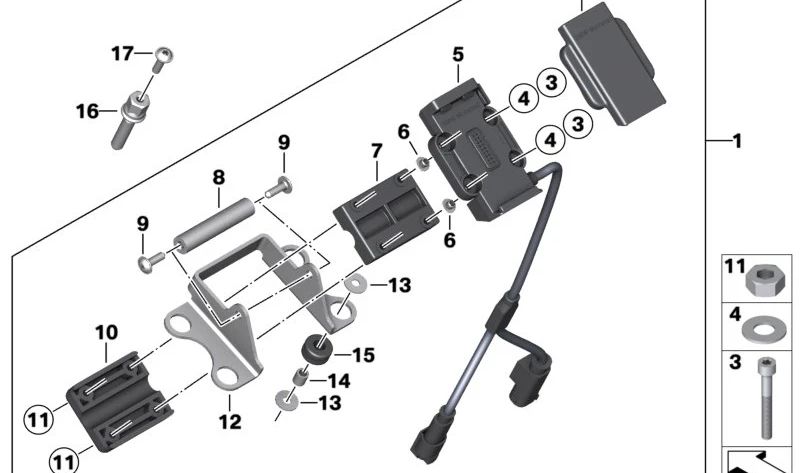OEM 3271839665 Kupplungshandhabung für BMW Motorrad R Ninenet, r neun reines, R -Ninenet -Rennfahrer, R Ninenet Scrabler, R Ninenet Urban G/s. Originaler BMW Motorrad.