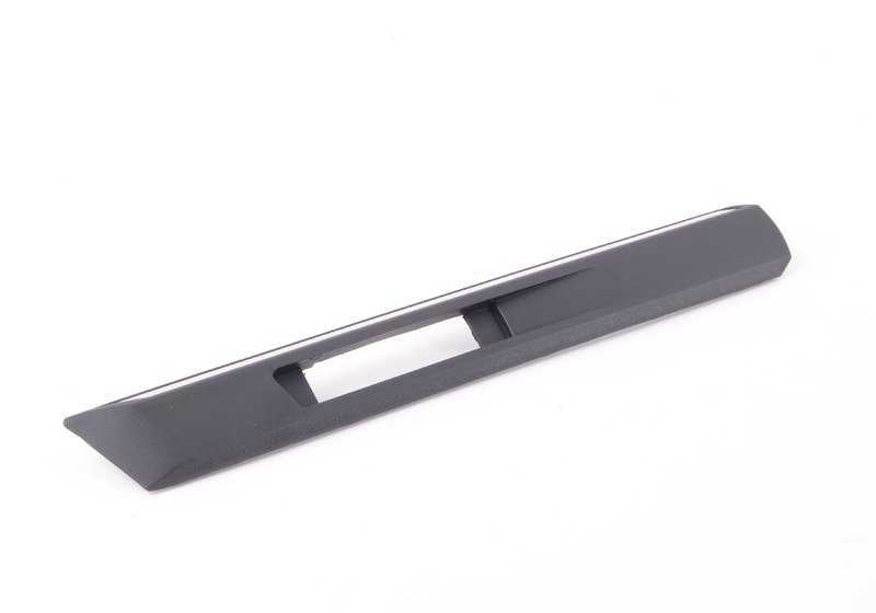 Moldura lateral delantera izquierda OEM 51138165219 para BMW E38. Original BMW.