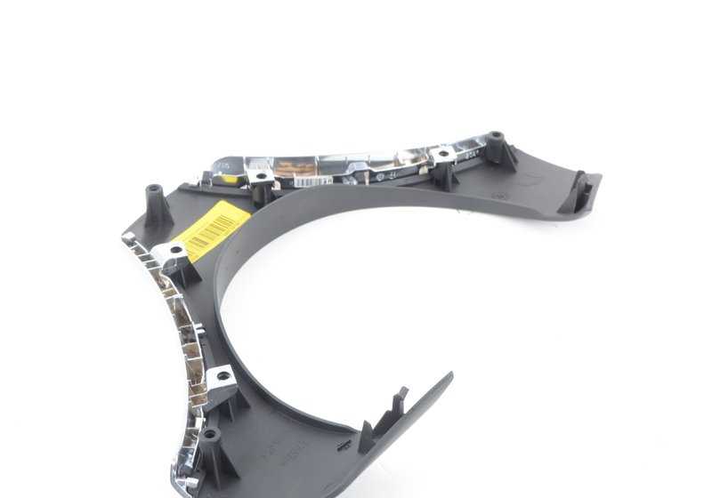 Schwarz/Chromlenkradabdeckung OEM 32306772881 für BMW E92 und E93. Original BMW.