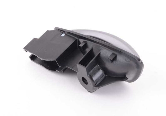 Manilla interior puerta izquierda negra OEM 51417158495 para BMW Z4 E85 (modelos 2.0i, 2.2i, 2.5i con cambio manual o automático). Original BMW.