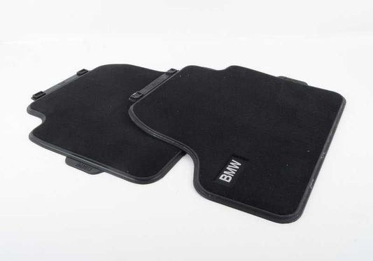 Alfombrillas traseras textiles antracita OEM 51472348203 para BMW Serie 4 F32, F32 LCI, F82 M4, F82 M4 LCI. Original BMW.