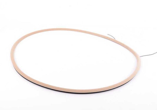 Borde beige OEM 51447143282 para BMW 1 F20, F21, 2 F22, 3 E90, F30, 4 F32, F36, X4 F26... y más. Original BMW.