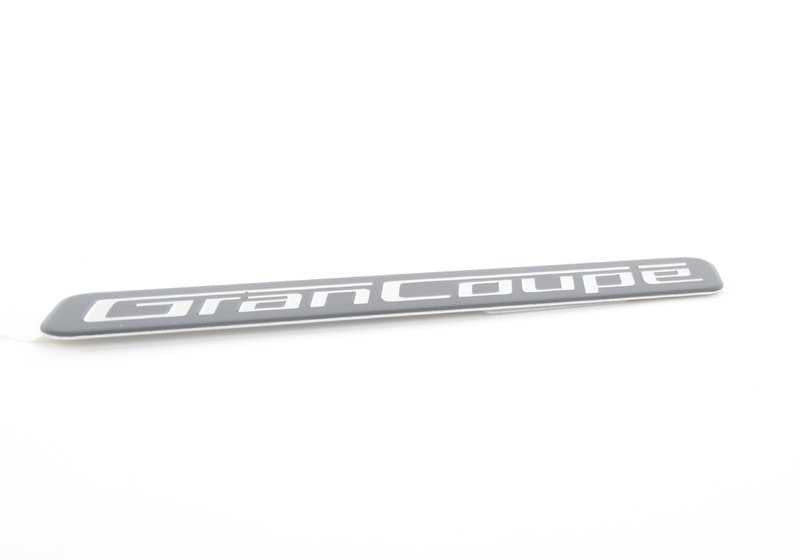 Emblema traseiro "Gran Coupe" OEM 51147398499 para BMW Série 4 Gran Coupe (F36). BMW originais.