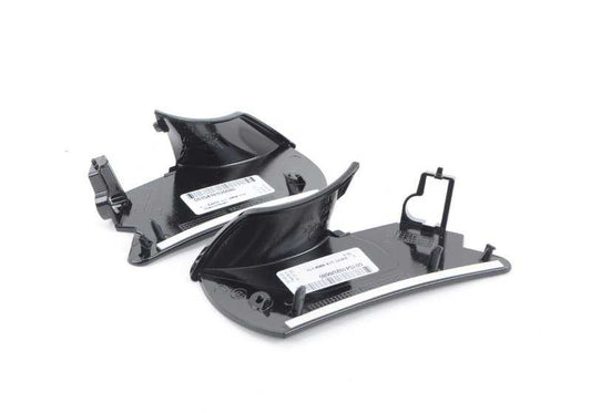 Juego de tapas base retrovisor OEM 51167267363 para BMW F06, F12, F13 (todas las versiones y motorizaciones). Acabado Shadow Line. Original BMW.