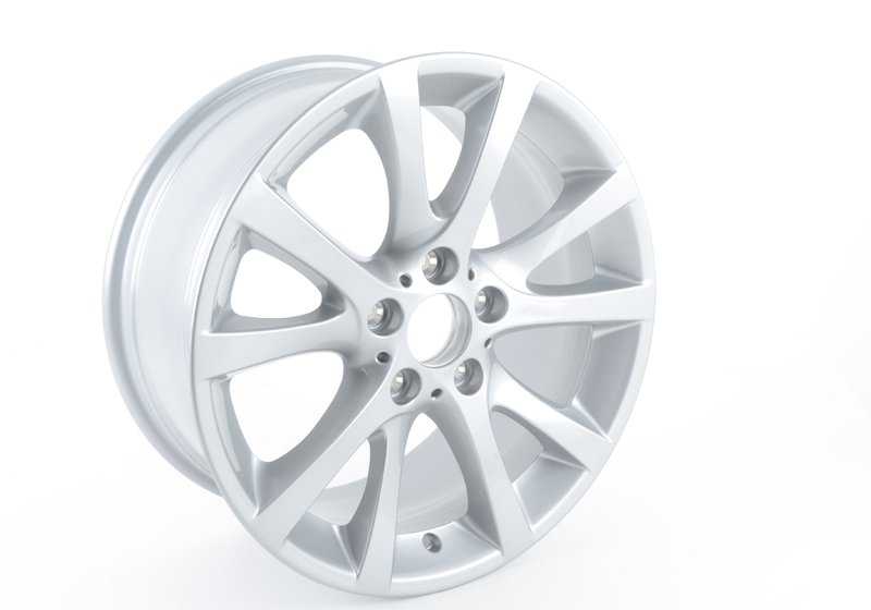 V-Spoke Aluminum Wheels 372 for BMW 1 Series E81, E82, E87N, E88 (OEM 36116795588). Original BMW.
