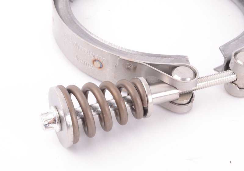 Abrazadera de escape V-Band OEM 18207793677 para BMW E90, E91, E92, E93, E60, E61, E63, E64, E65, E66, E83, E70, E71. Original BMW.