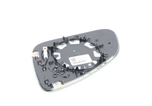Cristal espejo derecho convexo calefactable OEM 51168059570 para BMW F30, F31, F32, F33, F80, F82, F83, F87. Repuesto original BMW.
