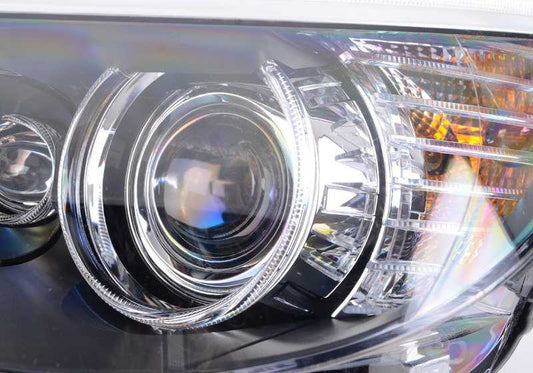 Left Bi-Xenon Headlights OEM 63127177755 for BMW 5 Series E60, E61 (Compatible Models). Original BMW.