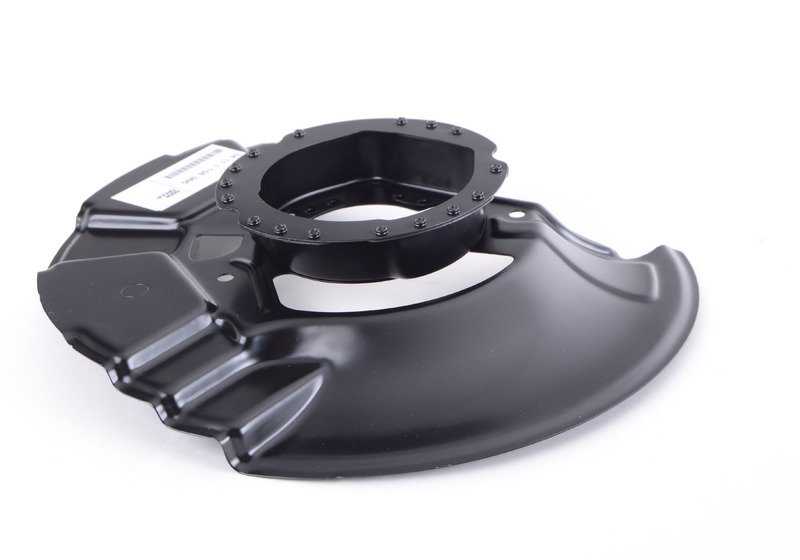 Protector de freno delantero derecho OEM 34111158986 para BMW E36 y Z3. Pieza original BMW.