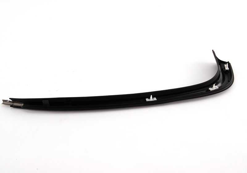 Tapa embellecedora izquierda OEM 51138208405 para BMW E38 725tds, 728i (todas las versiones). Color negro. Original BMW.