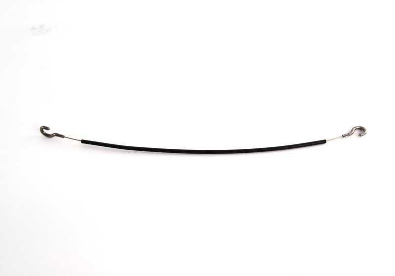 Cable Bowden apertura puerta delantera izquierda OEM 51218215697 para BMW E38. Original BMW.