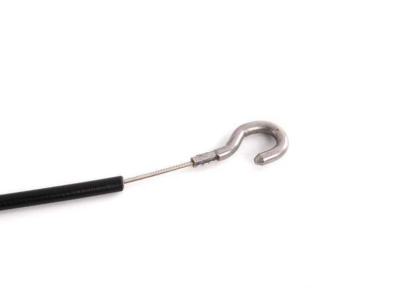 Cable Bowden apertura puerta delantera izquierda OEM 51218215697 para BMW E38. Original BMW.