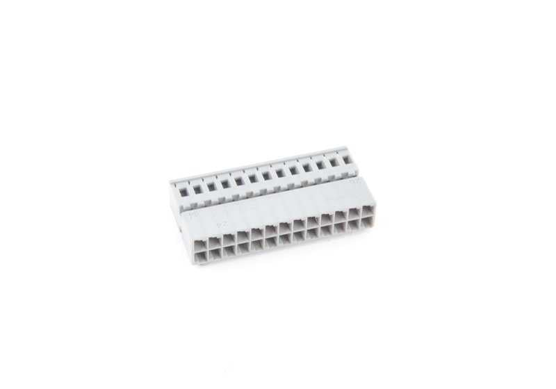 Conector de 26 pines OEM 12521744634 para BMW E36, E46, F30, F31, F34, F32, F33, F36, E39, E60, E61, F90, G30, G31, E63, E64, G32, E38, E65, E66, G11, G12, E53, Z3, E85. Original BMW.