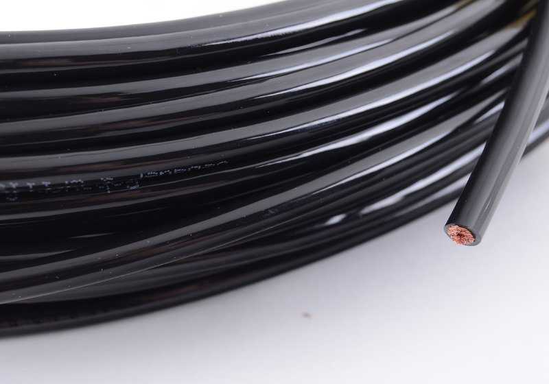 Cable eléctrico negro OEM 61126933612 para BMW {E81, E82, E87, E88, F20, F21, F40, F52, F70, F22, F23, F44, F45, F46, F87, U06, E30, E36, E46, E90, E91, E92, E93, F30, F31, F34, F35, F80, F32, F33, F36, F82, F83, E34, E39, E60, E61, F07, F10, F11, F