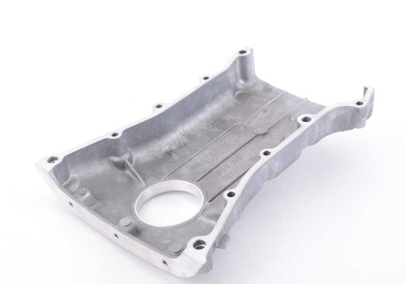 Tapa inferior del cárter de cadena OEM 11141312780 para BMW E34. Original BMW.