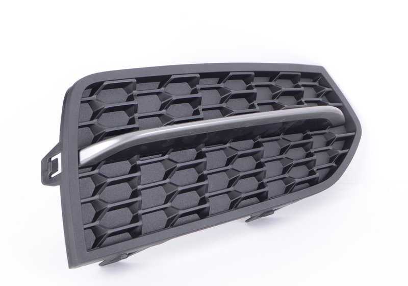 Rejilla paragolpes delantera derecha sin antiniebla OEM 51118061874 para BMW F22, F23. Original BMW.