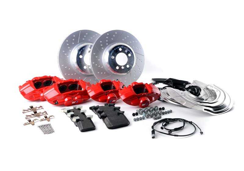 Kit de freio esportivo M Performance 18 "OEM 34112450468 Para BMW F20, F21, F22, F23, F30, F31, F34, F32, F33, F36. BMW original.