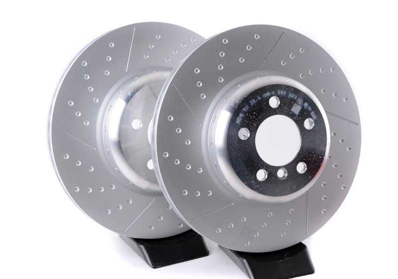 Kit de freio esportivo M Performance 18 "OEM 34112450468 Para BMW F20, F21, F22, F23, F30, F31, F34, F32, F33, F36. BMW original.